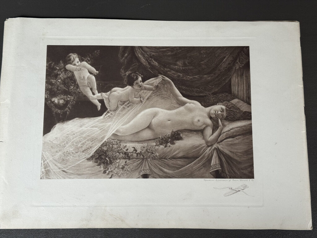 The Nude in Art Bacchante Awakening Print