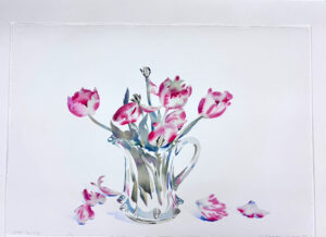 Susan Van Campen watercolor, grandview auctions