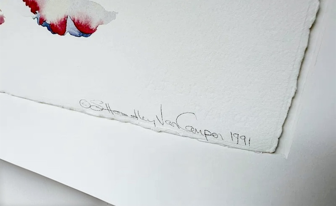 Susan Van Campen Watercolor for sale grandview auctions Susan Van Campen Watercolor for sale grandview auctions