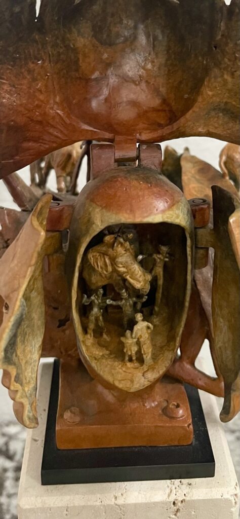 T. Gall, opening the face, grandview auctions