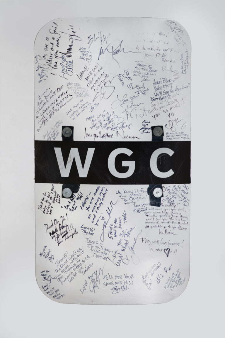 The Walking Dead, T-Dog Collectibles - Grandview Art & Auctions Signed Shield